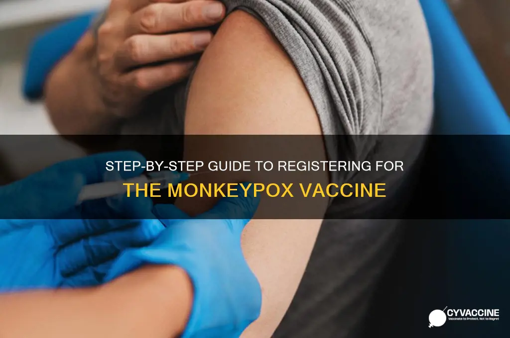 how to sign up for monkey pox vaccine