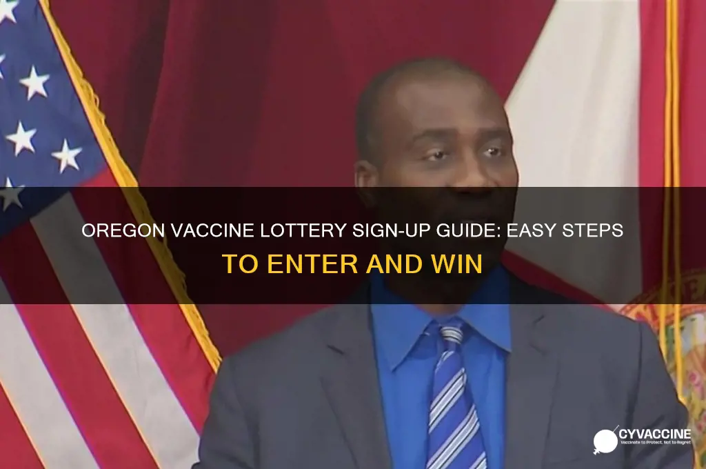 how to sign up for oregon vaccine lottery