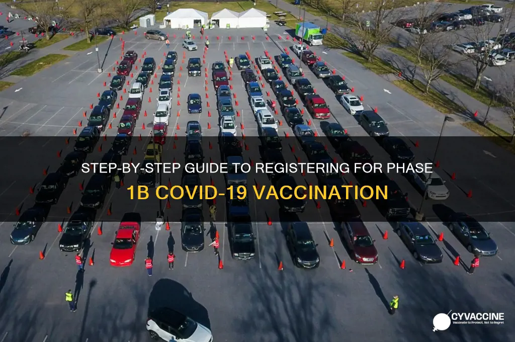 how to sign up for phase 1b vaccine