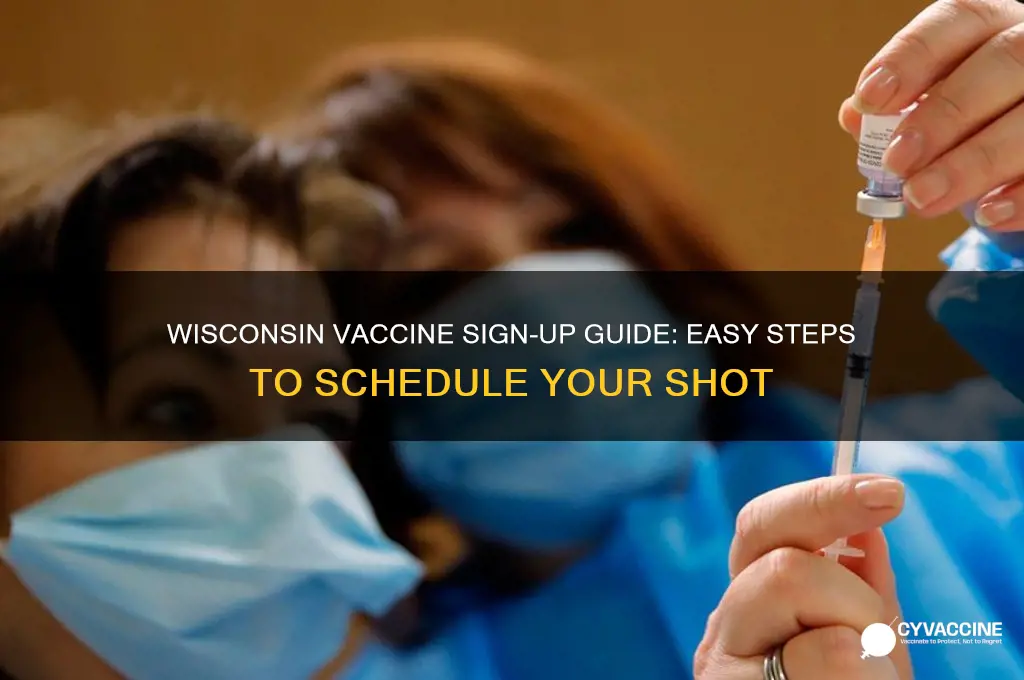 how to sign up for the vaccine in wisconsin