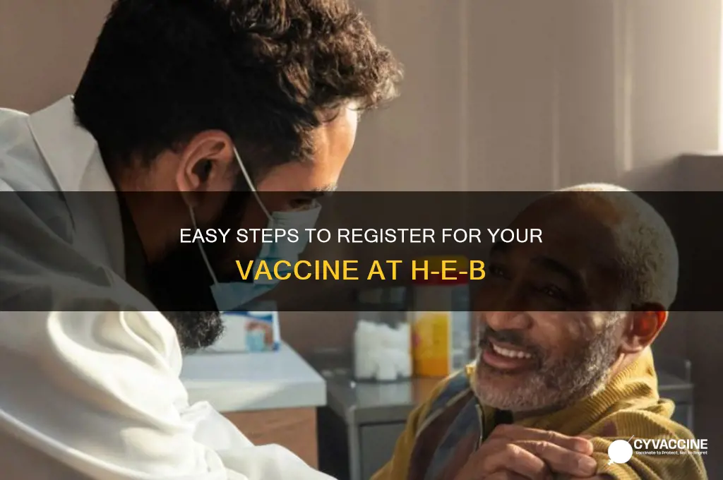 how to sign up for vaccine at heb