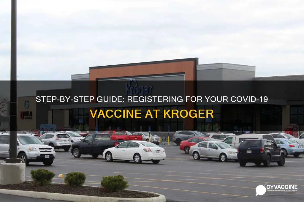 how to sign up for vaccine at kroger