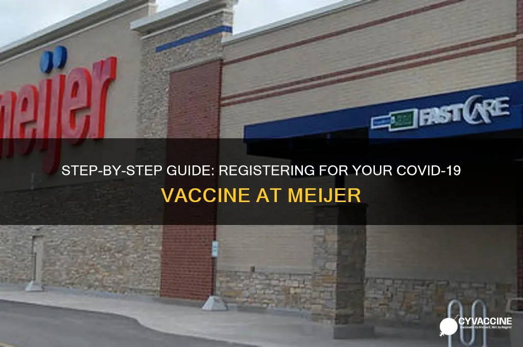 how to sign up for vaccine at meijer