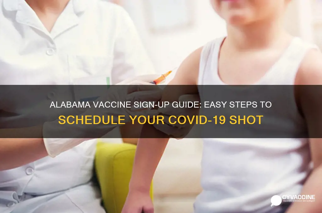 how to sign up for vaccine in alabama