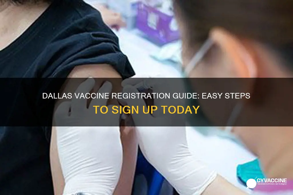 how to sign up for vaccine in dallas