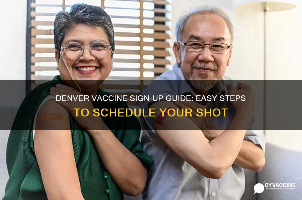 how to sign up for vaccine in denver