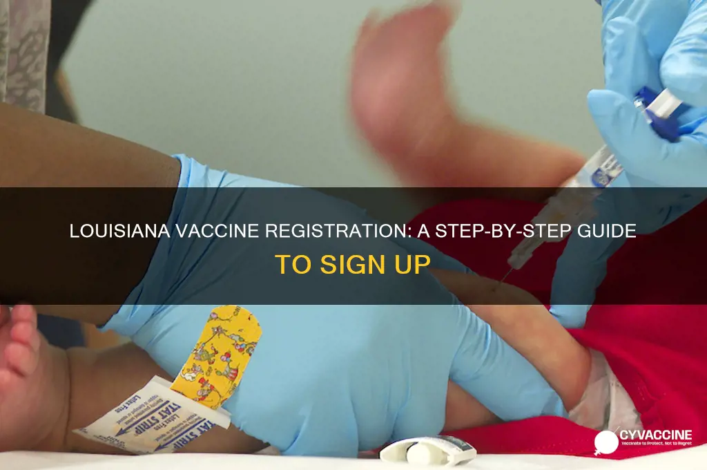 how to sign up for vaccine in louisiana