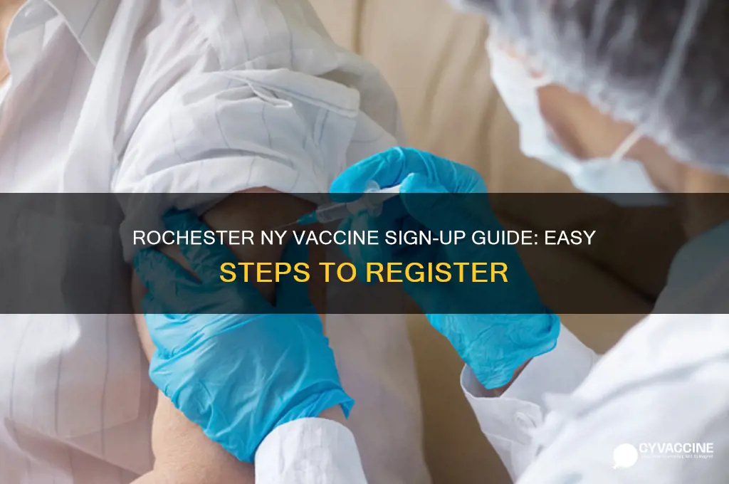 how to sign up for vaccine in rochester ny