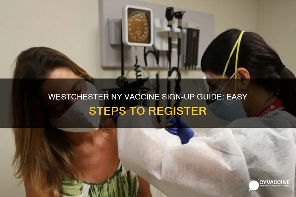 how to sign up for vaccine in westchester ny