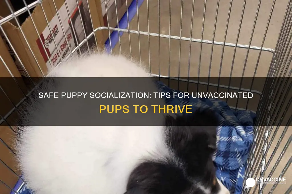 how to socialize puppies who havent had their vaccine