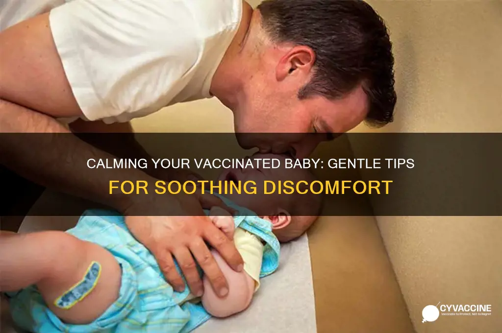 how to sooth a baby who got vaccines