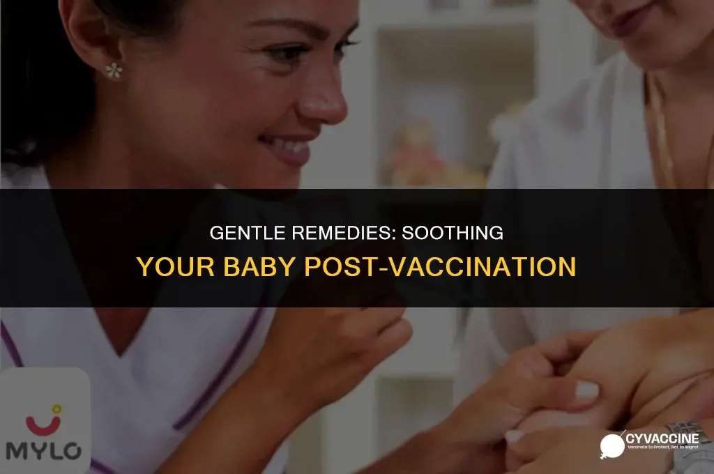 how to soothe babies after vaccination