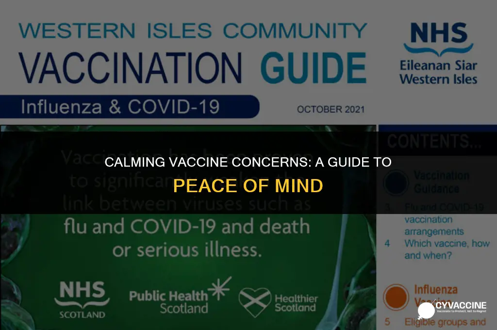 how to stop worrying about vaccine