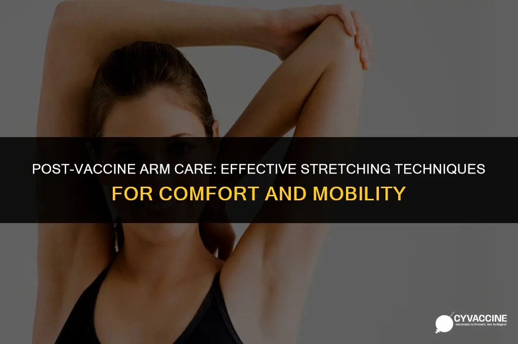 how to stretch arm after vaccine