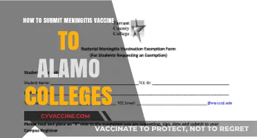Submit Your Meningitis Vaccine to Alamo Colleges: A Step-by-Step Guide