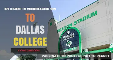 Dallas College Meningitis Vaccine Form Submission Guide: Step-by-Step