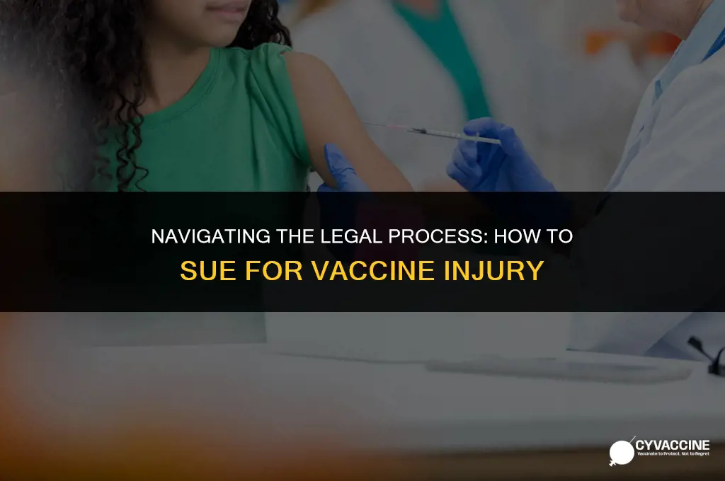 how to sue for vaccine injury