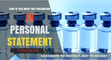 Addressing Anti-Vaccination Views Thoughtfully in Your Personal Statement