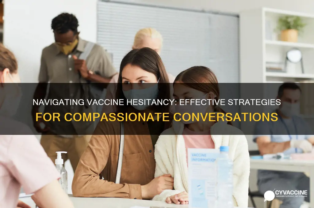 how to talk to someone who is vaccine hesitancy