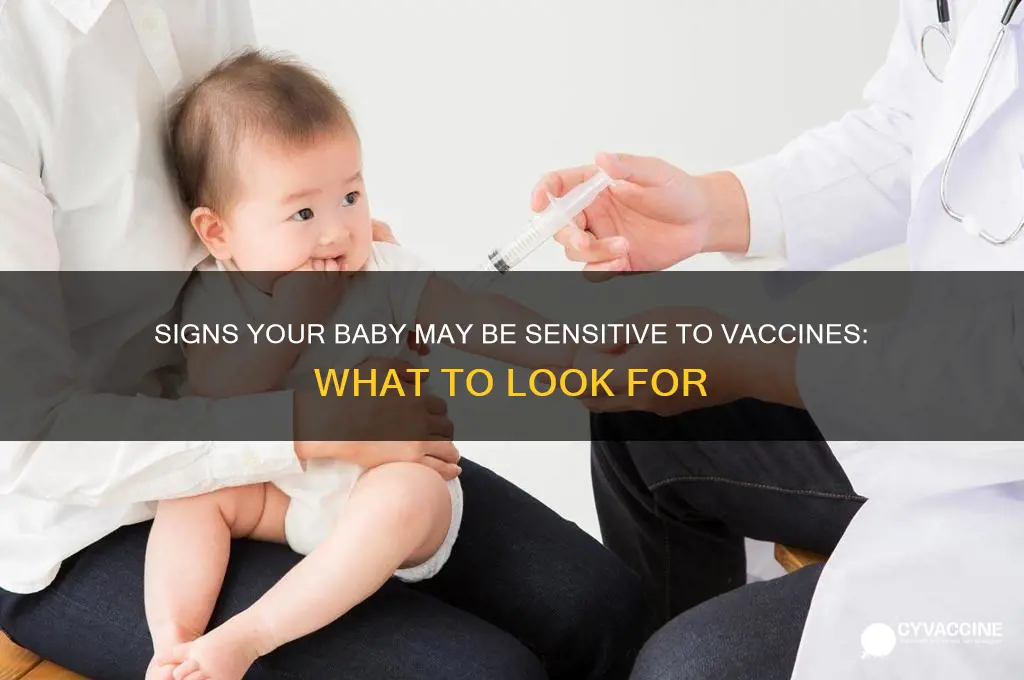 how to tell if baby is sensitive to vaccine
