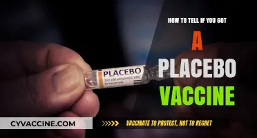 Placebo Vaccine: How to Know If You Got It