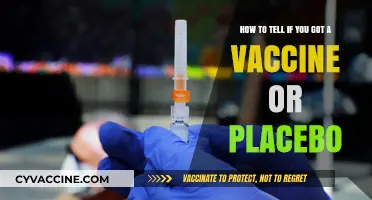 Vaccine or Placebo: How to Identify What You Received in Trials