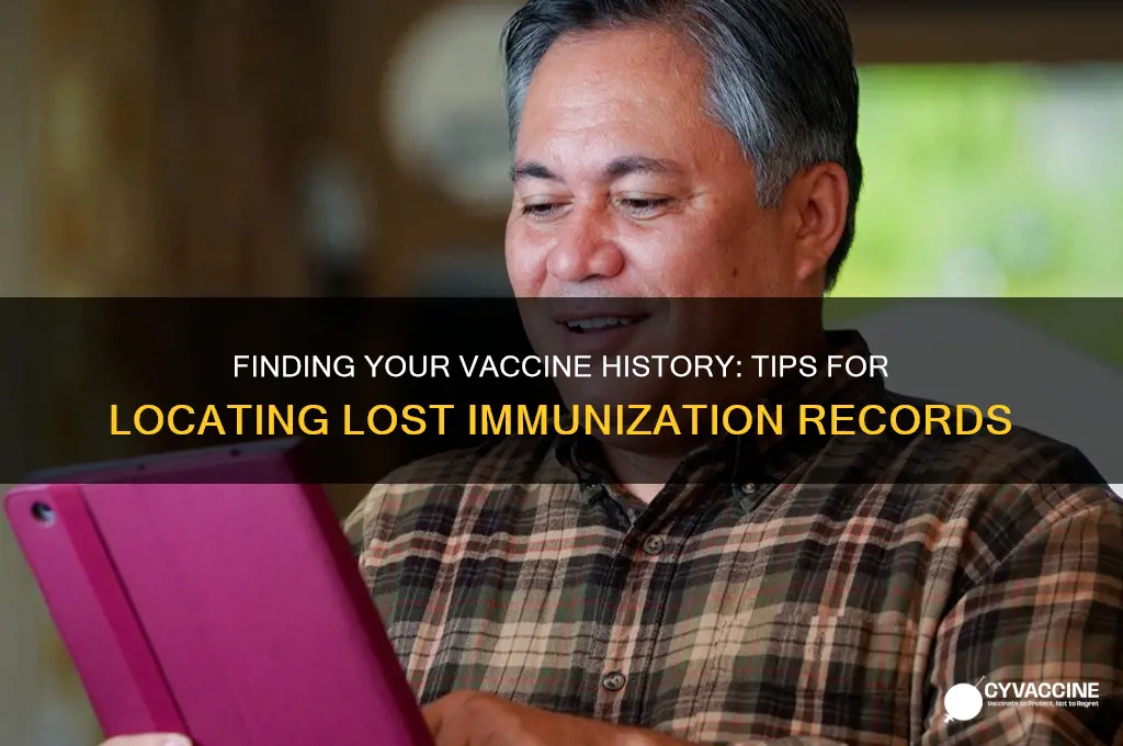 how to tell which vaccines you have without records