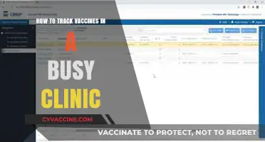 Efficient Vaccine Tracking Strategies for High-Volume Clinics