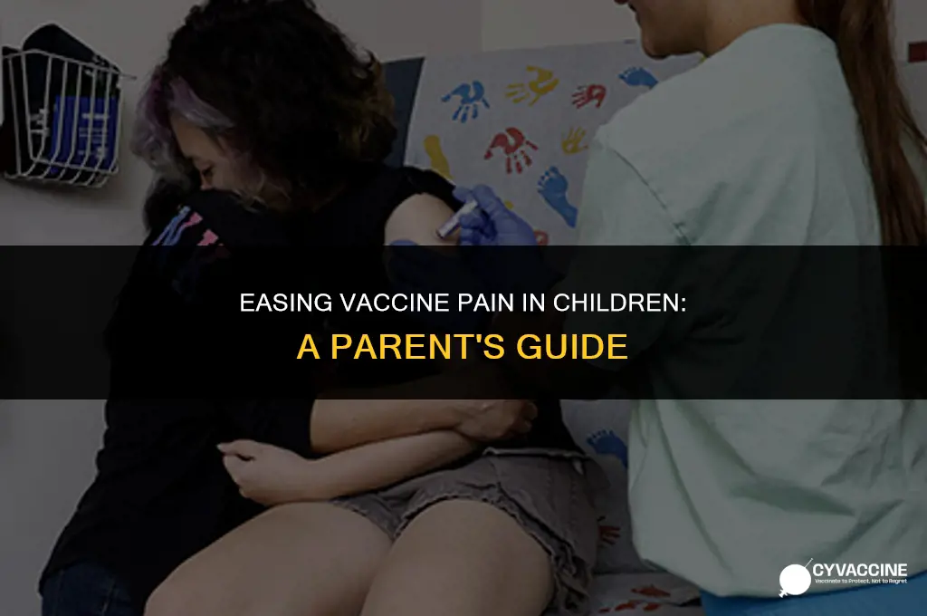 how to traeat vaccine oain child
