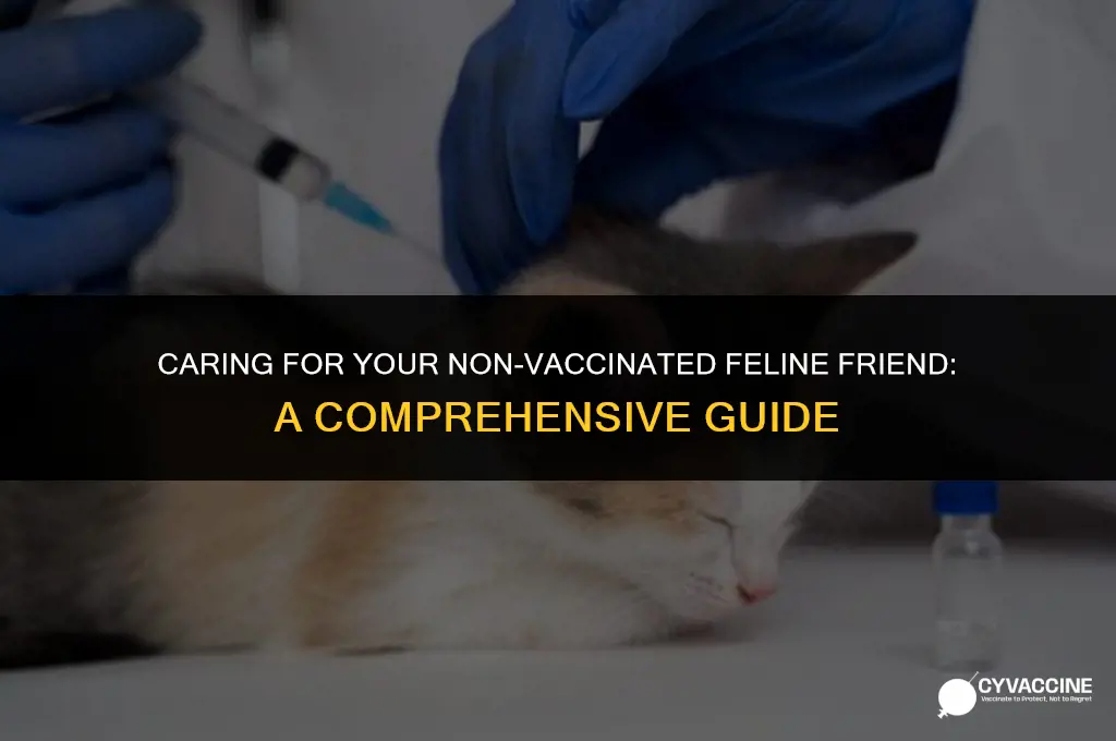 how to treat non vaccine cat