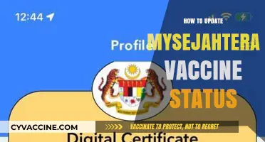 Updating Your MySejahtera Vaccine Status: A Step-by-Step Guide