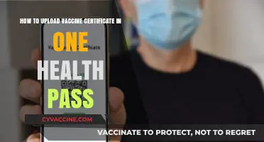 Upload Your Vaccine Certificate to One Health Pass Easily