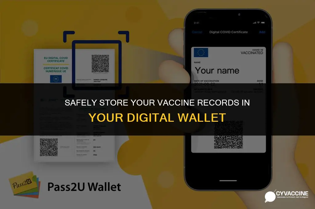 how to upload vaccine to wallet
