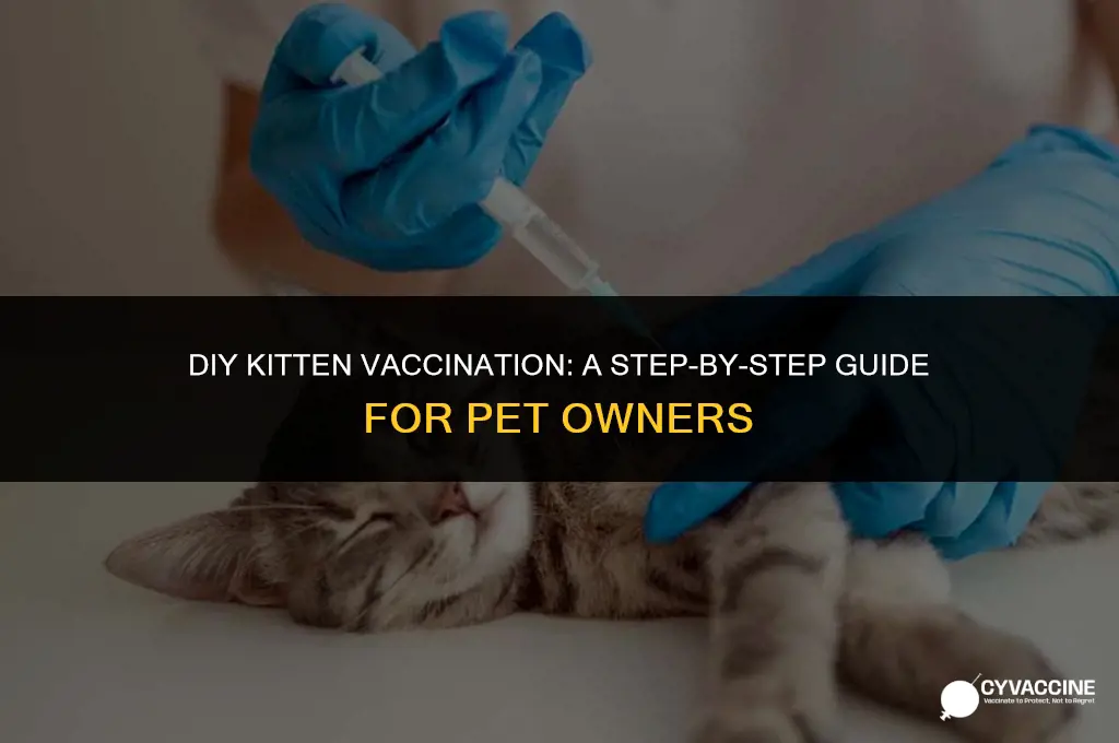 how to vaccinate a kitten yourself