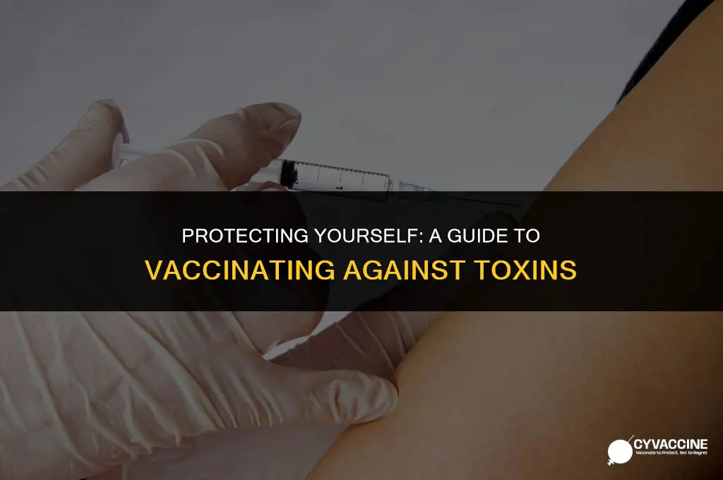 how to vaccinate against a toxin