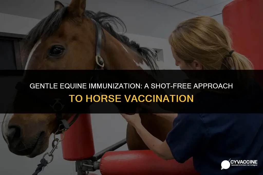 how to vaccinate horse without shots