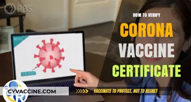 Verifying Your Corona Vaccine Certificate: A Step-by-Step Guide