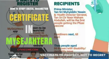 Verify Your Digital Vaccination Certificate in MySejahtera: A Step-by-Step Guide
