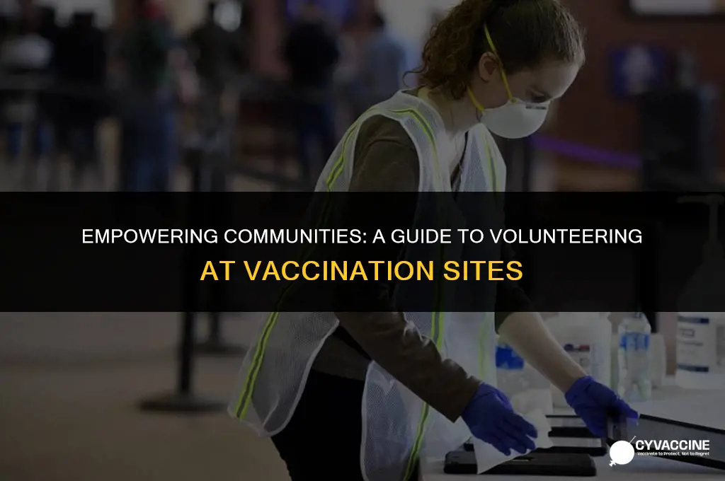 how to volunteer at vaccination site