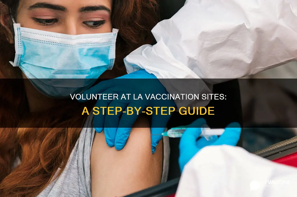 how to volunteer at vaccination sites los angeles