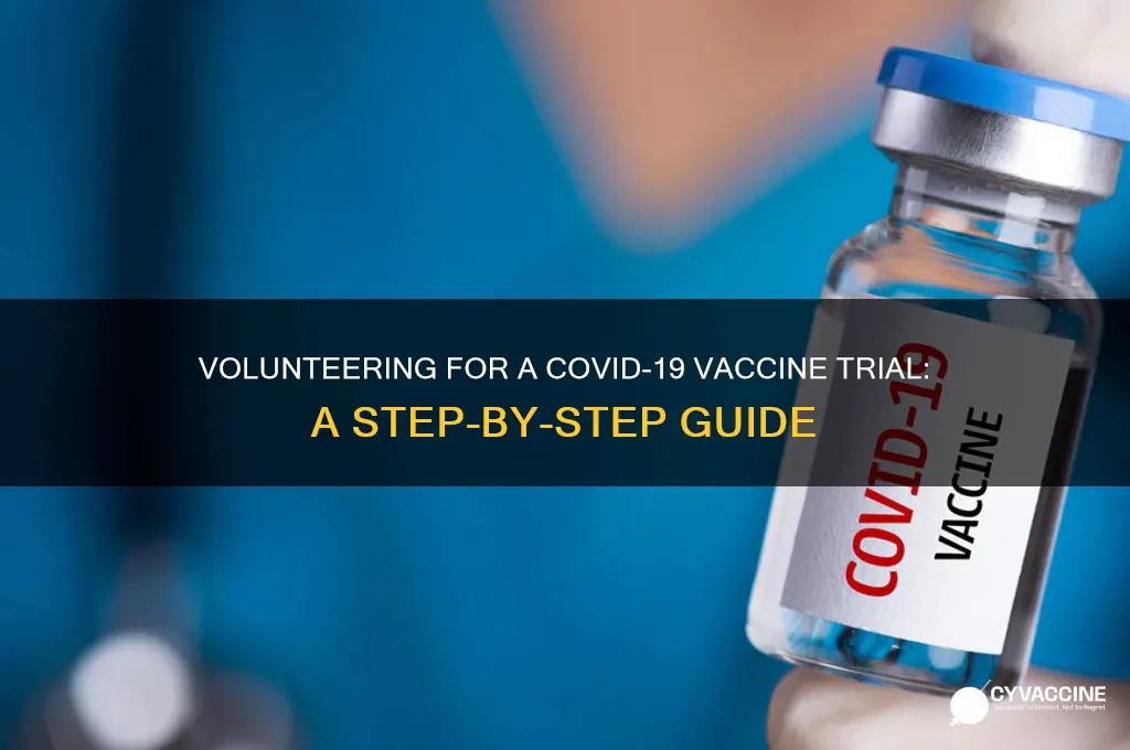 how to volunteer for a coronavirus vaccine trial