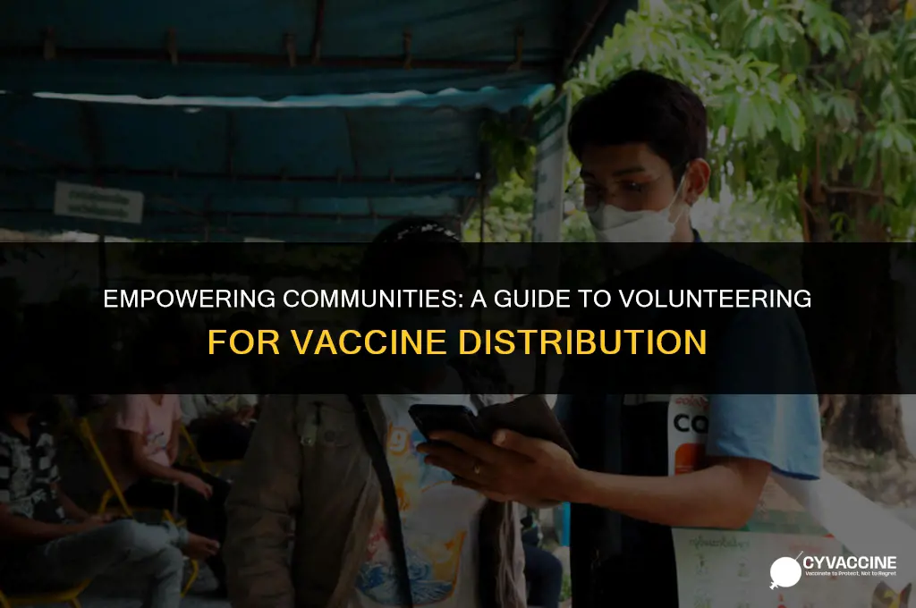 how to volunteer for vaccine distribution