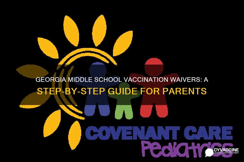 how to wave vaccination in georgia middle school