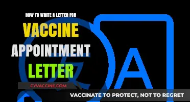 Writing a Clear and Effective Vaccine Appointment Request Letter