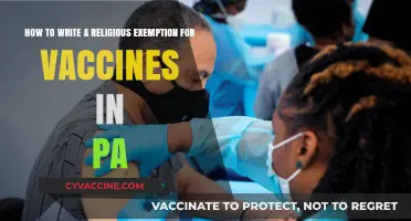 Writing Religious Exemption for Vaccines in Pennsylvania