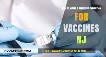 Writing a Religious Exemption for Vaccines in New Jersey: A Guide
