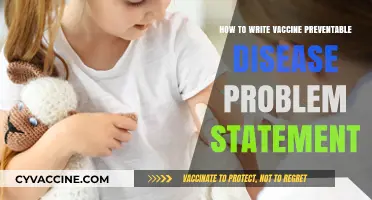 Crafting Effective Problem Statements for Vaccine-Preventable Diseases