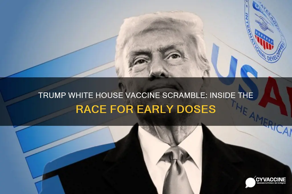 how trump white house officials scrambled to score vaccines