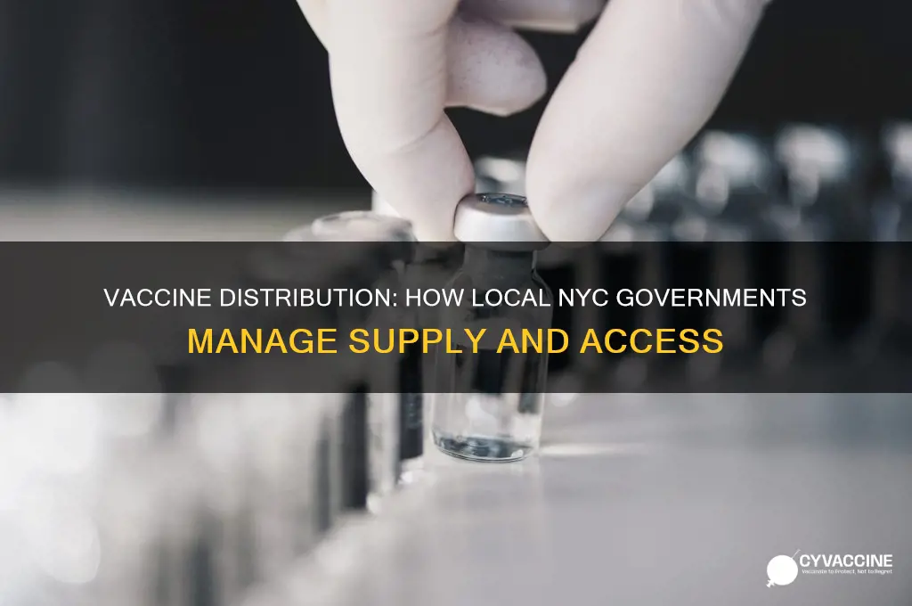 how vaccines are filled in local municipal governments new york