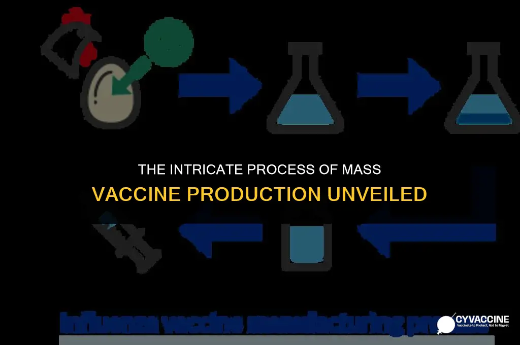 how vaccines are produced by mass